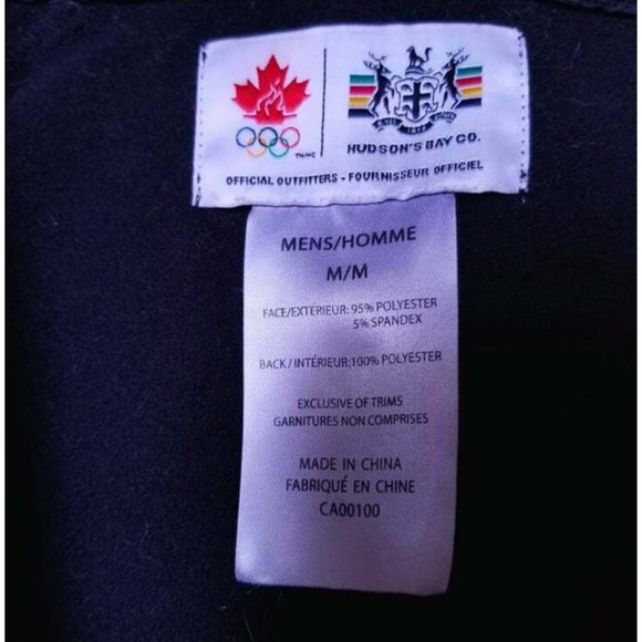 HBC Hudson's Bay 2010 Canada Olympic Soft Shell Hooded  Jacket (Men's M) - Picture 3 of 5